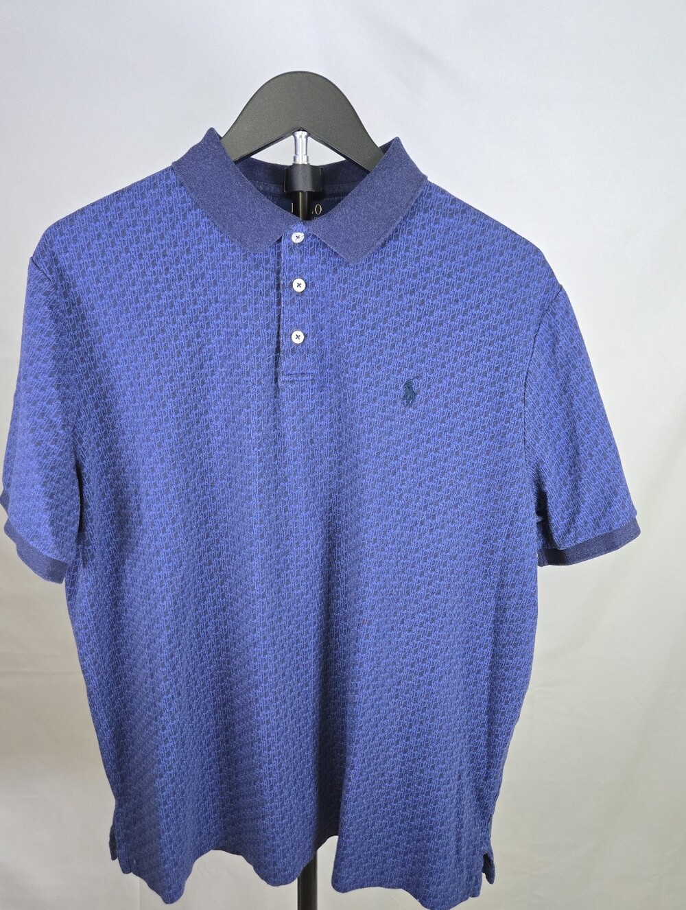 Polo Ralph Lauren Patterned Polo Shirt | Size Large
